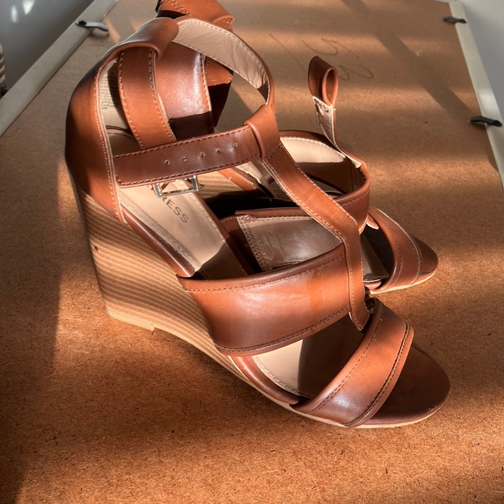 Express Brown Espadrille Sandal